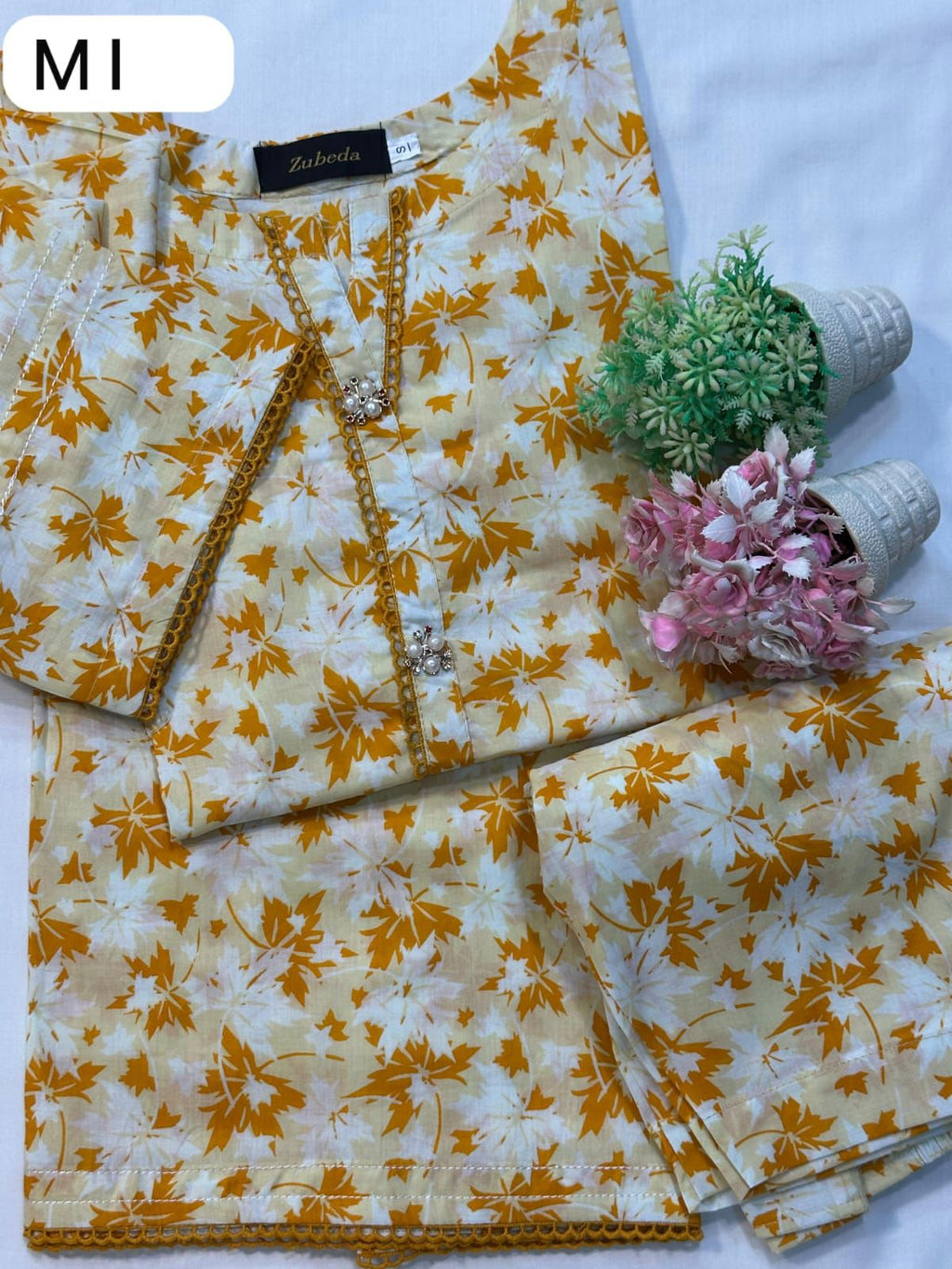 2 PCS  Ready To Wear Premium  Printed Lawn