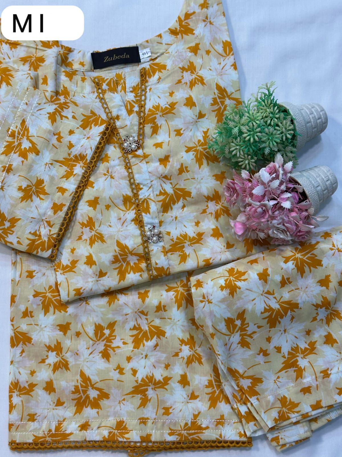 2 PCS  Ready To Wear Premium  Printed Lawn