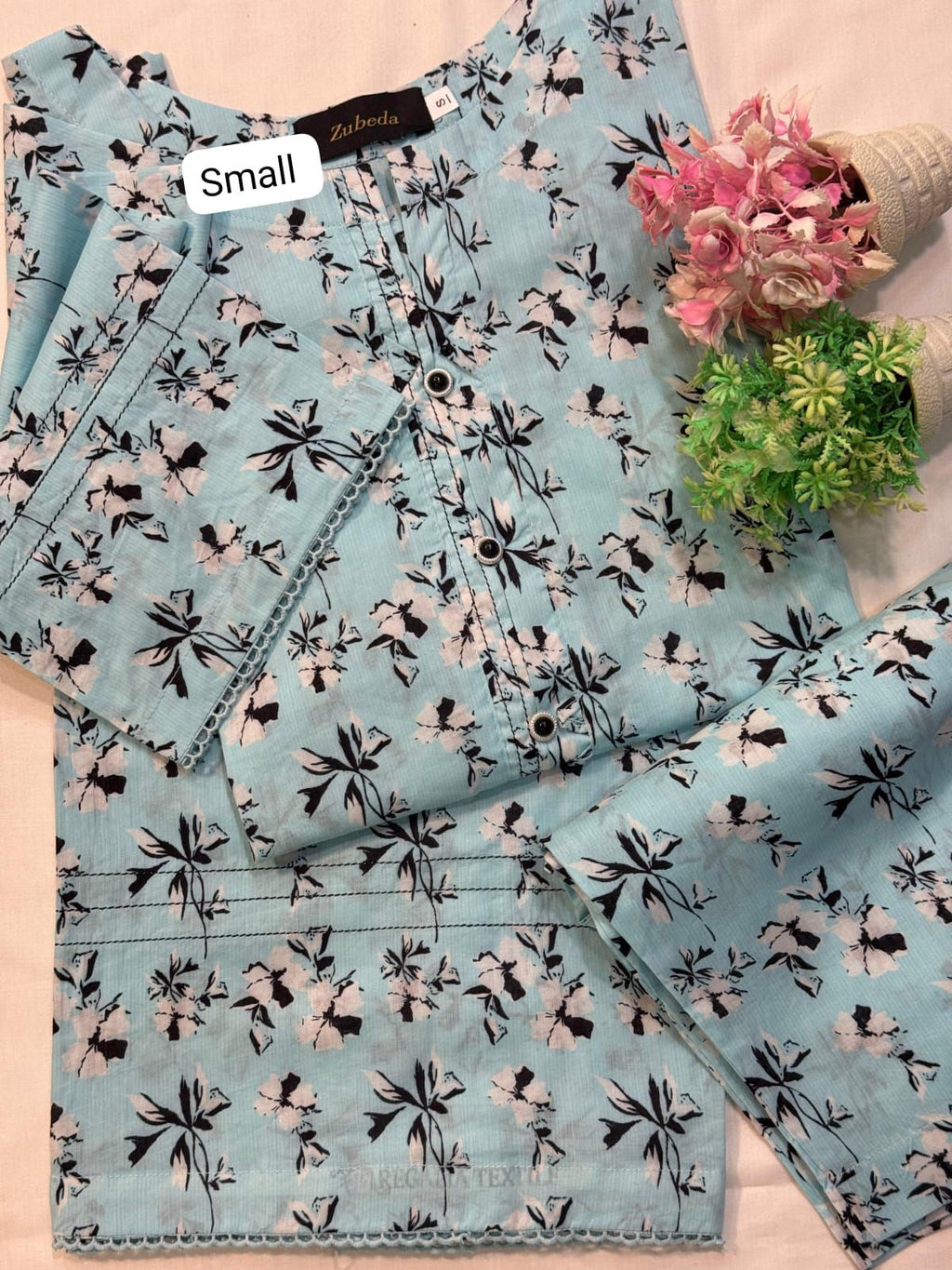 2 PCS  Ready To Wear Premium  Printed Lawn