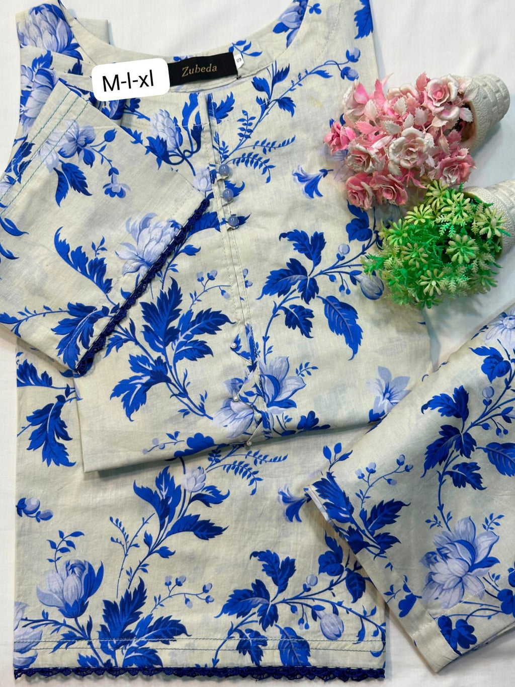 2 PCS  Ready To Wear Premium  Printed Lawn