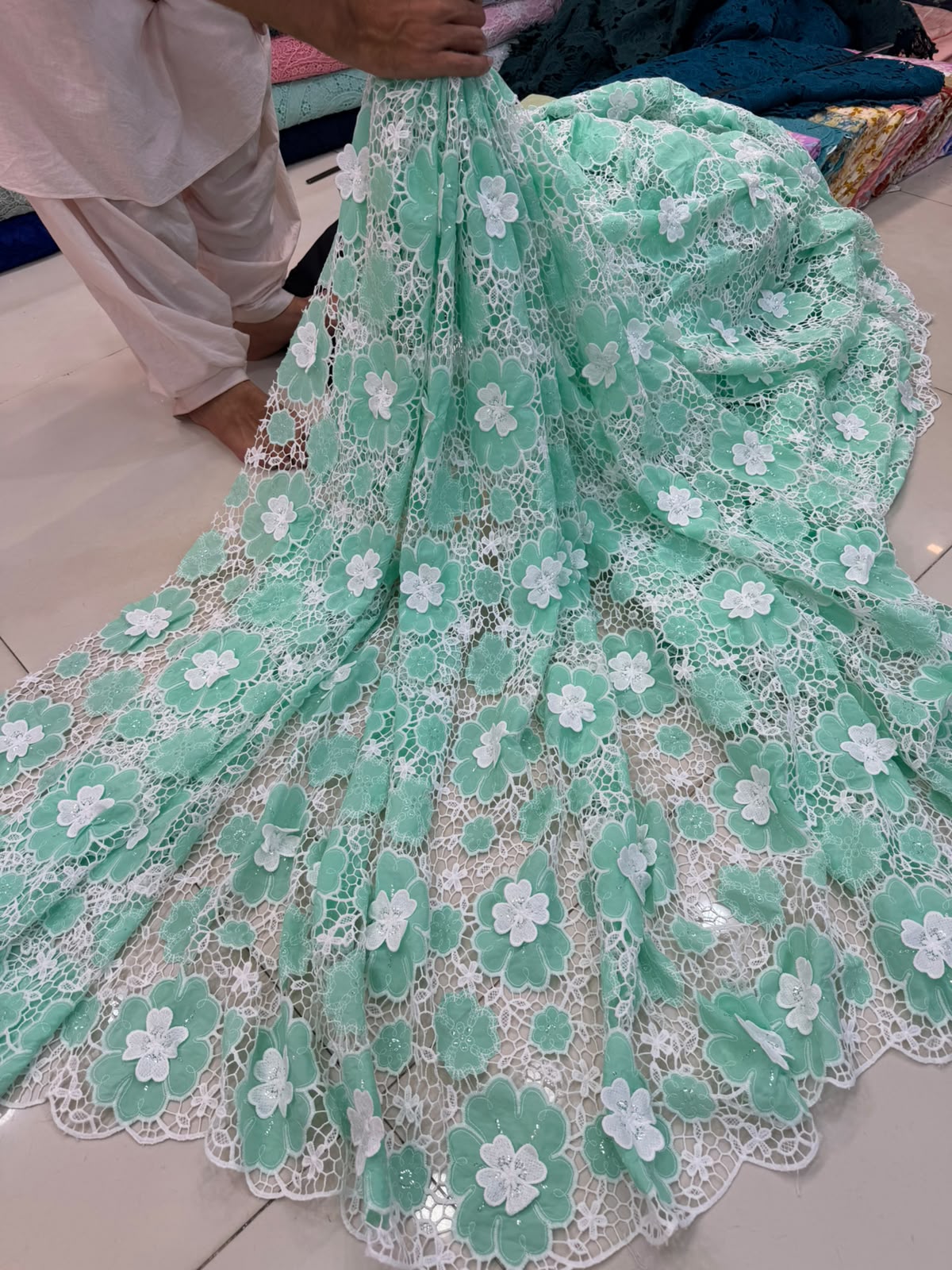 3d Flower Original Laser Cutwork Crap Chicken Kari