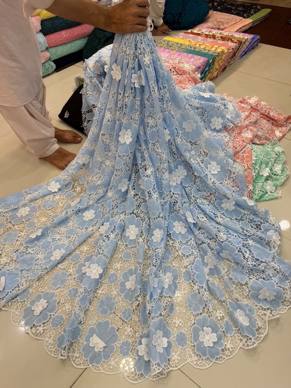 3d Flower Original Laser Cutwork Crap Chicken Kari