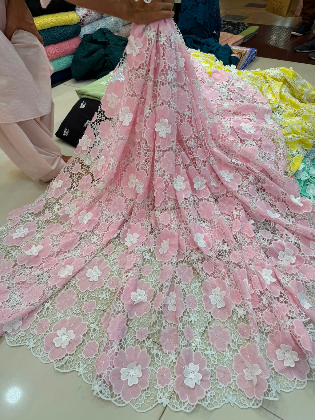 3d Flower Original Laser Cutwork Crap Chicken Kari