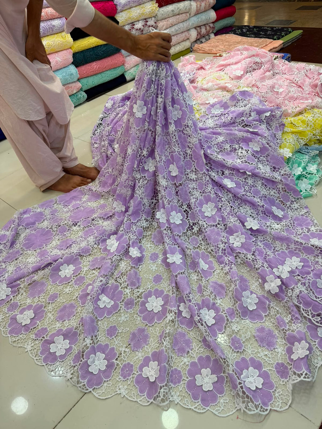 3d Flower Original Laser Cutwork Crap Chicken Kari