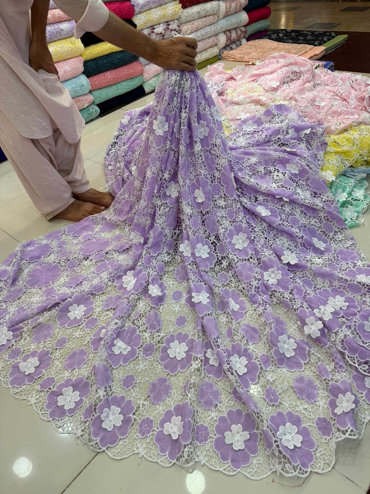 3d Flower Original Laser Cutwork Crap Chicken Kari