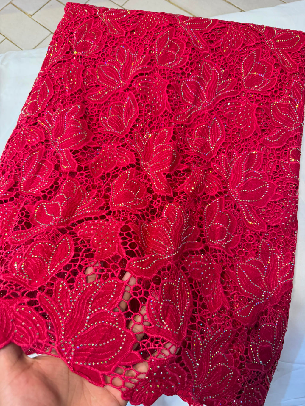 Crochet Lazer Cut Chickenkari