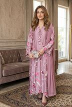 Pure Chinasilk Embroidered Kaftans With 3d Work