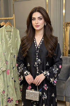 Pure Chinasilk Embroidered Kaftans With 3d Work