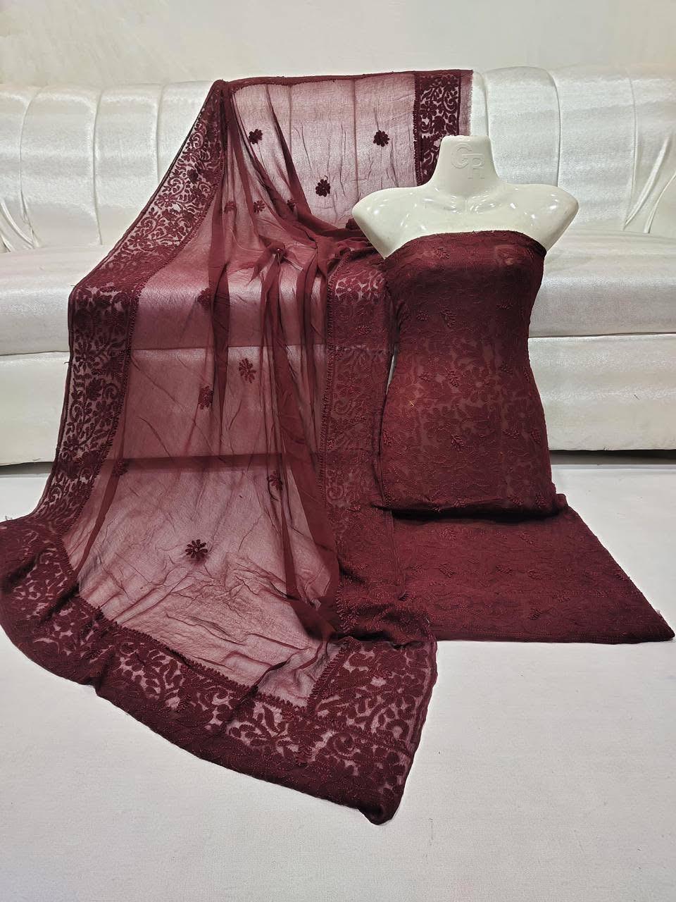 Hand Made  Beautiful Chicken Kari Jall Suits