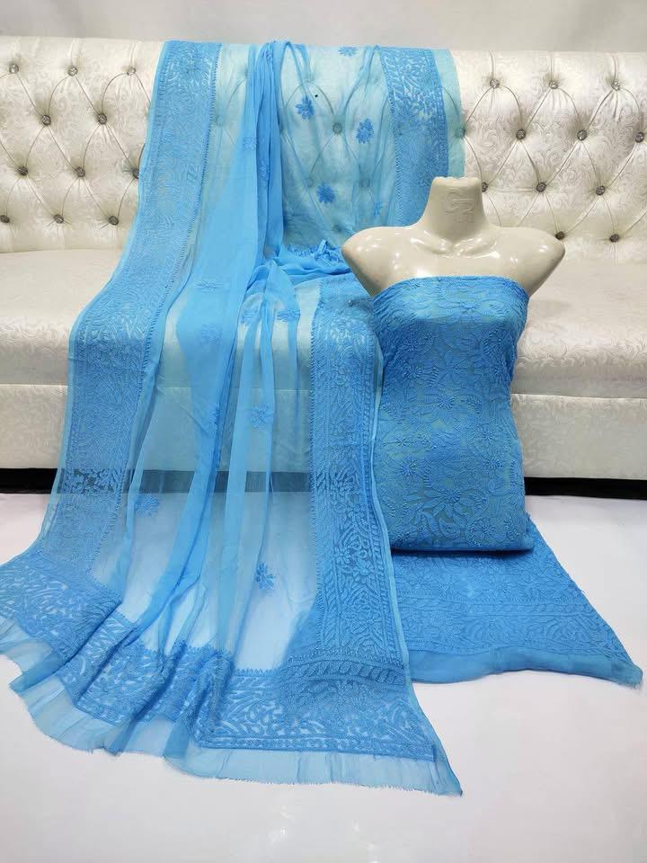 Hand Made  Beautiful Chicken Kari Jall Suits