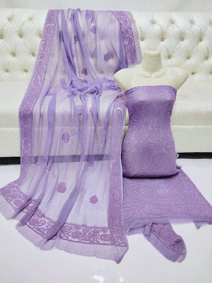Hand Made  Beautiful Chicken Kari Jall Suits