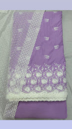 Chicken Kari Cutwork Pure Cotton Lawn 3 Pcs Suits