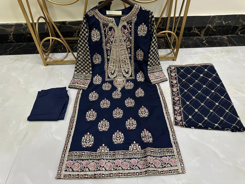 Ready To Wear Chiffon Embroidered