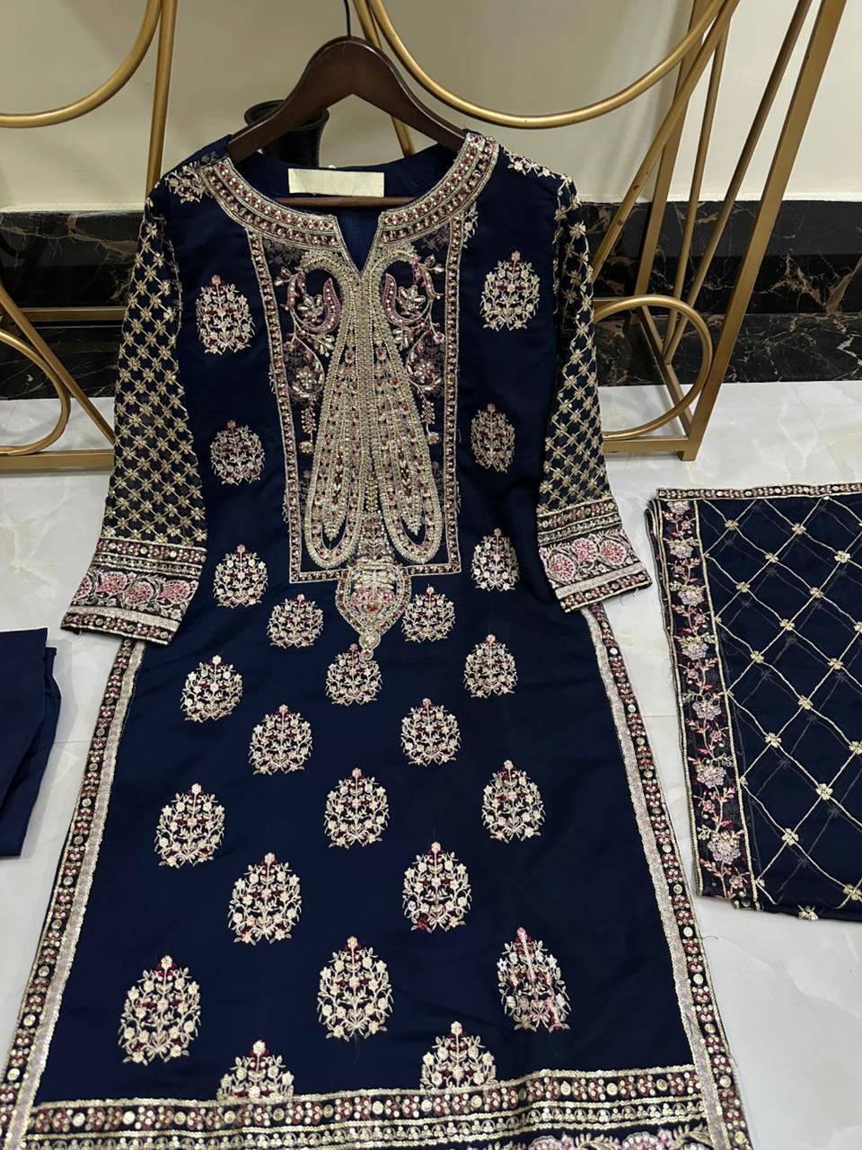 Ready To Wear Chiffon Embroidered