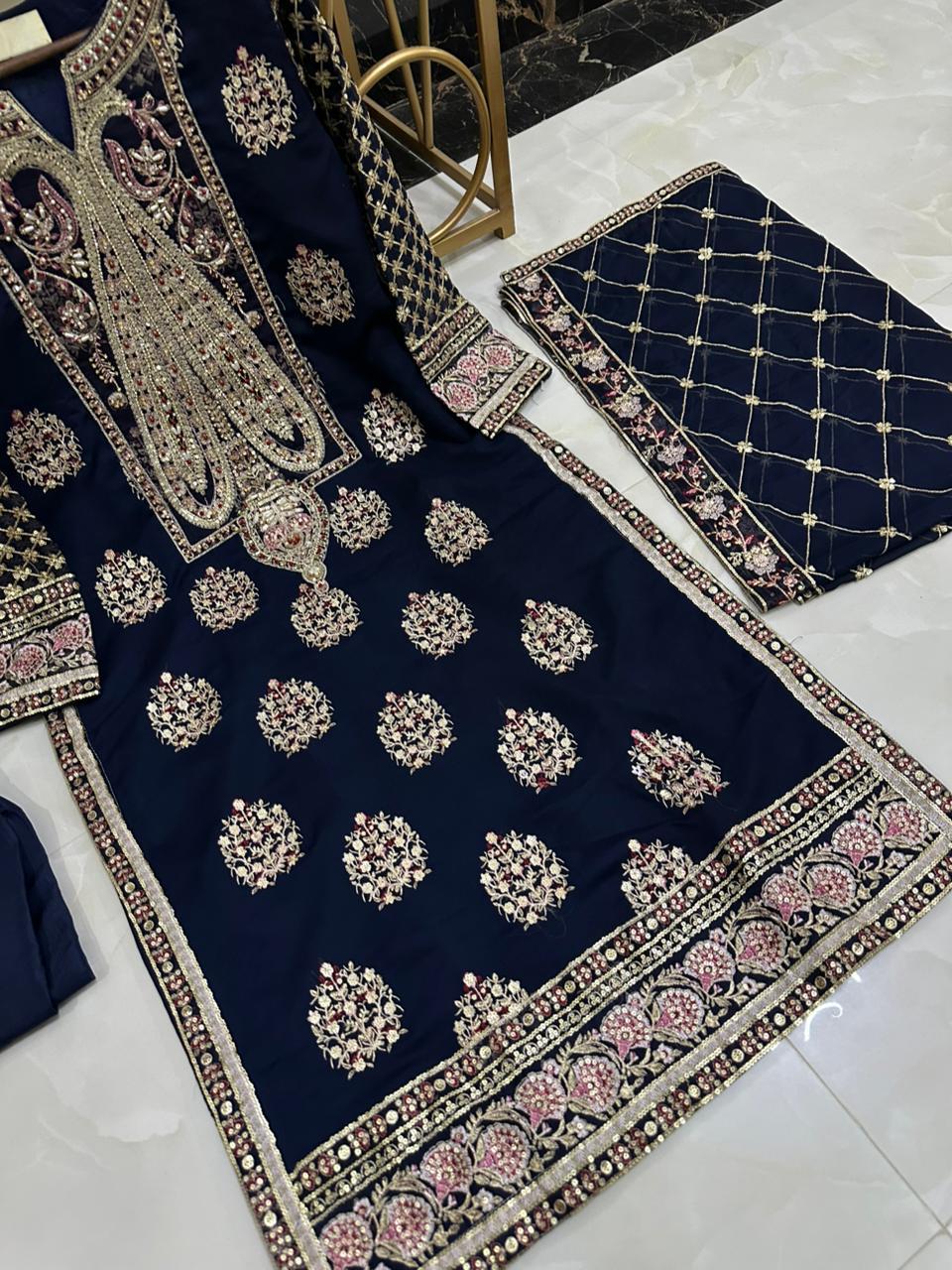 Ready To Wear Chiffon Embroidered