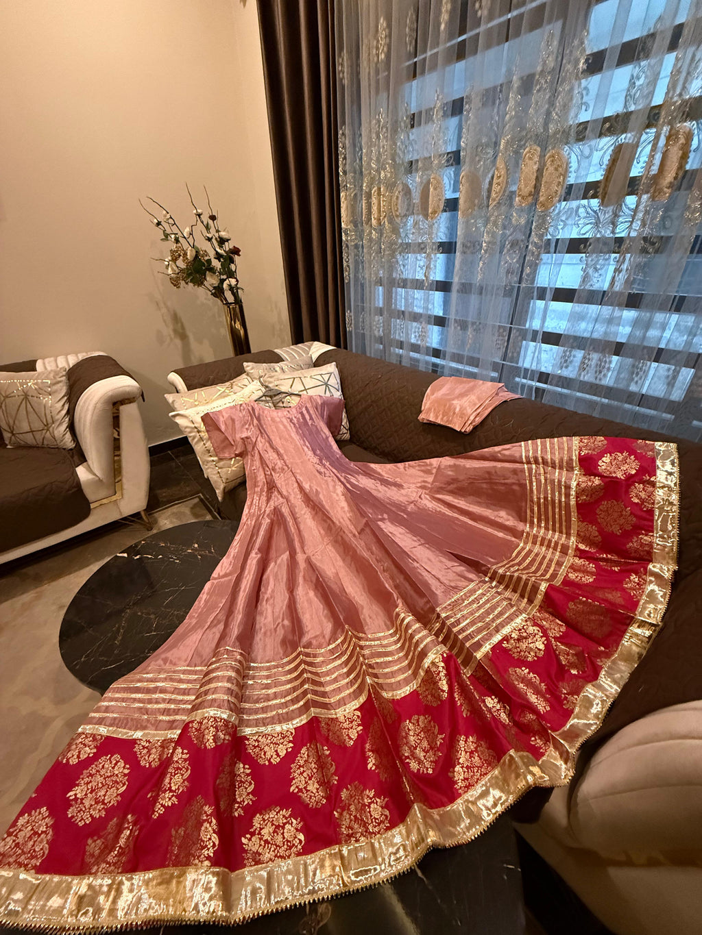 Ready To Wear Elegant Chiffon Fully Handmade