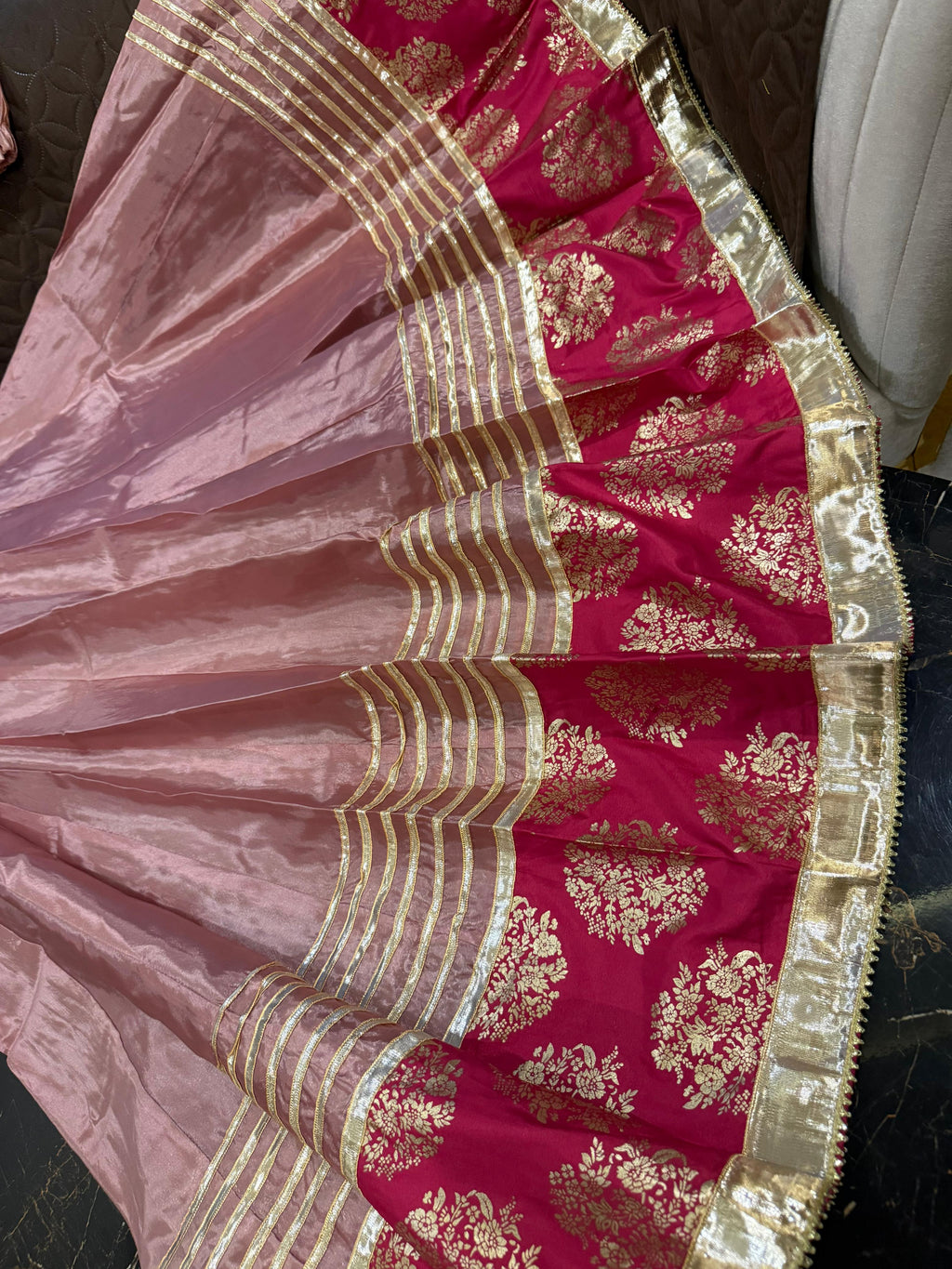 Ready To Wear Elegant Chiffon Fully Handmade