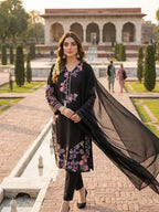 Ready To Wear Cambric Cotton Fully Multi Embroidered 3 Pcs