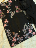Ready To Wear Cambric Cotton Fully Multi Embroidered 3 Pcs