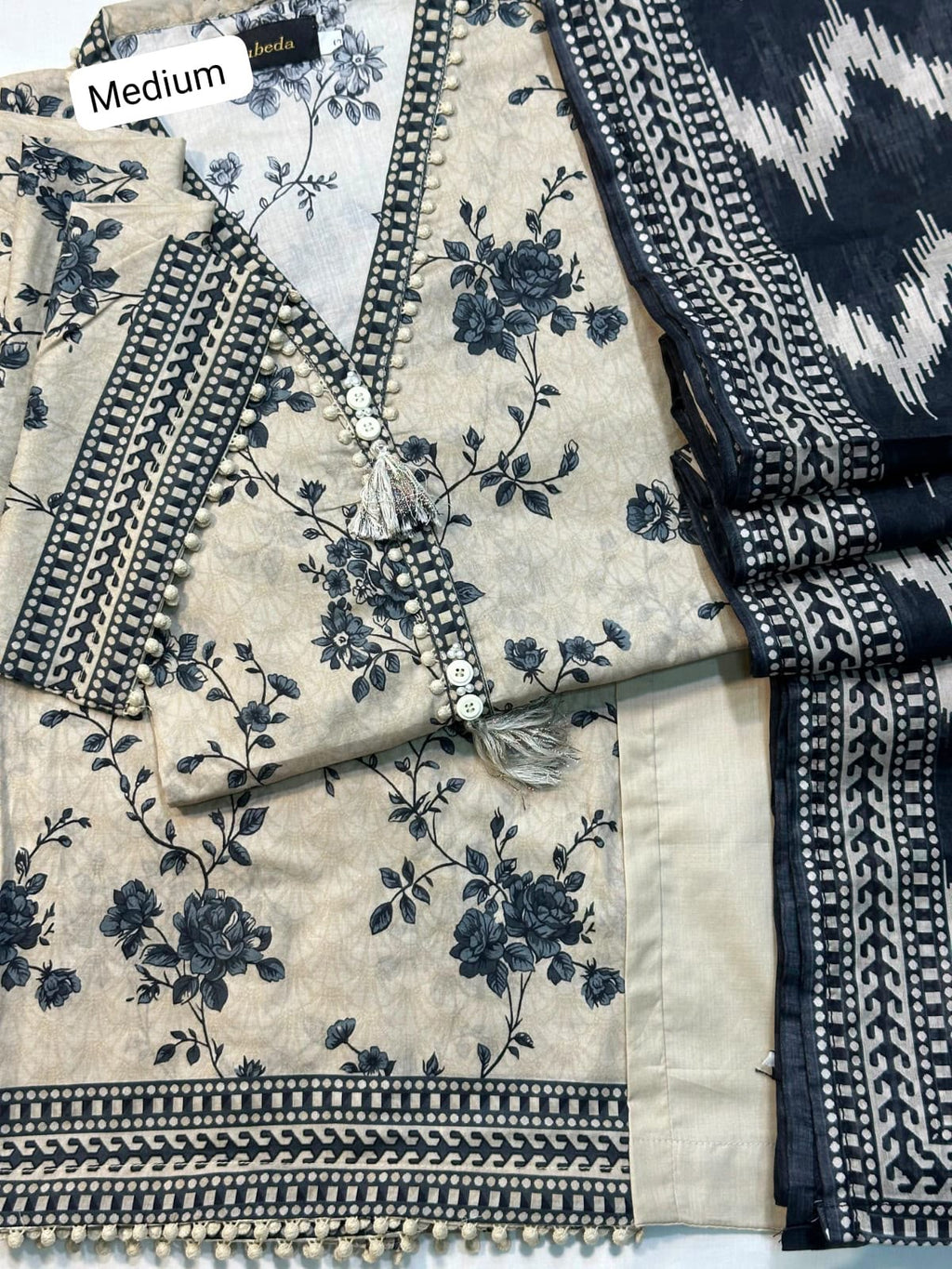 3 Piece Premium Printed Stitched Collection