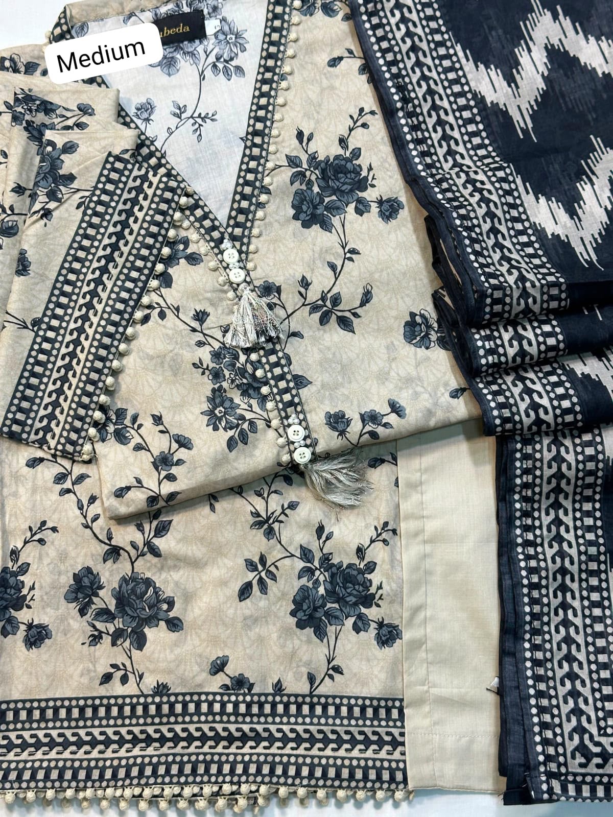 3 Piece Premium Printed Stitched Collection