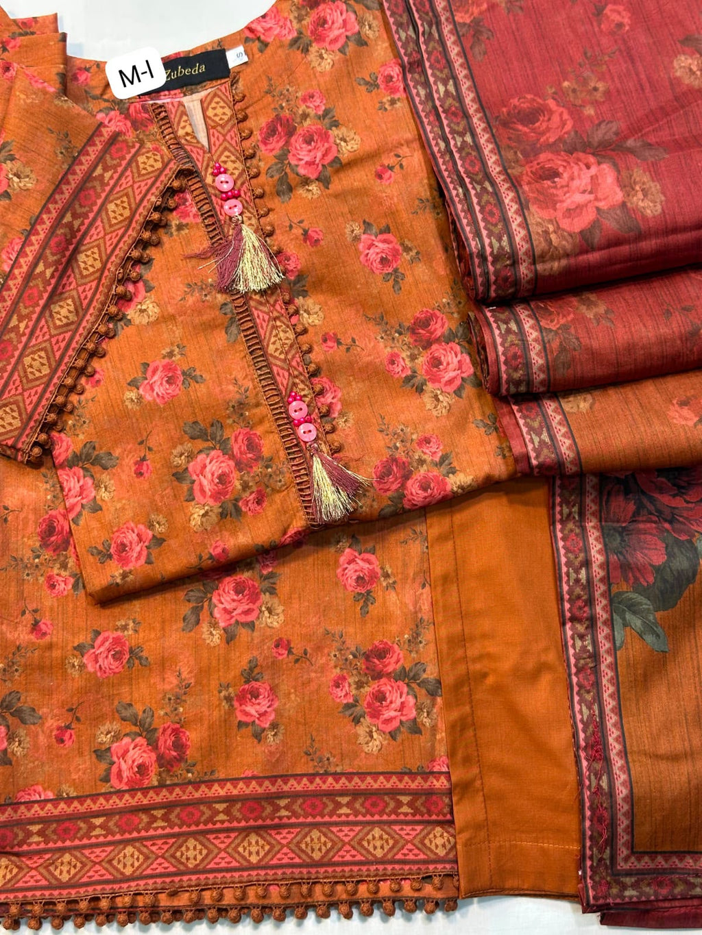 3 Piece Premium Printed Stitched Collection