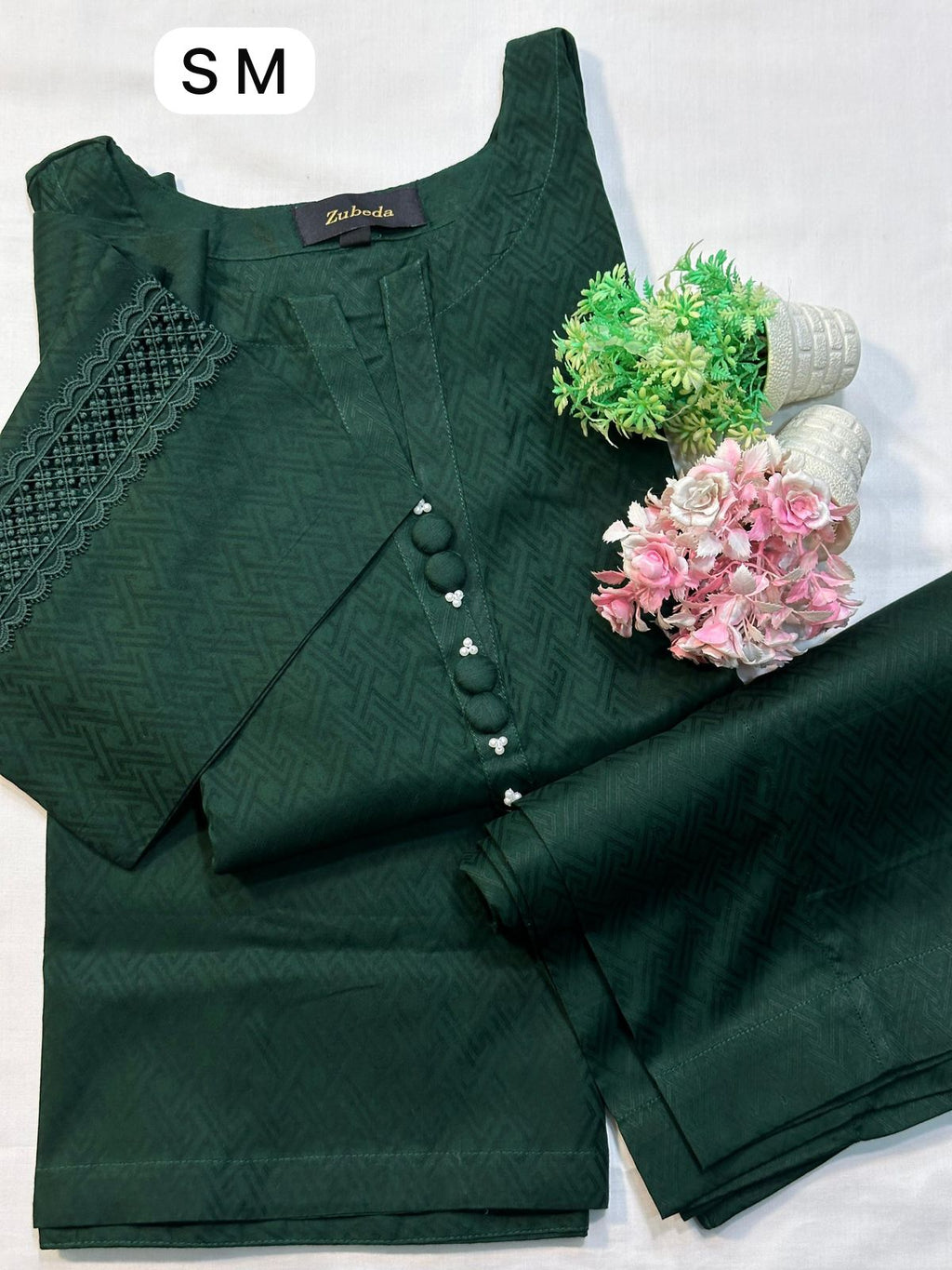 Premium Self TEXTURED Lawn Solid Co-Ords