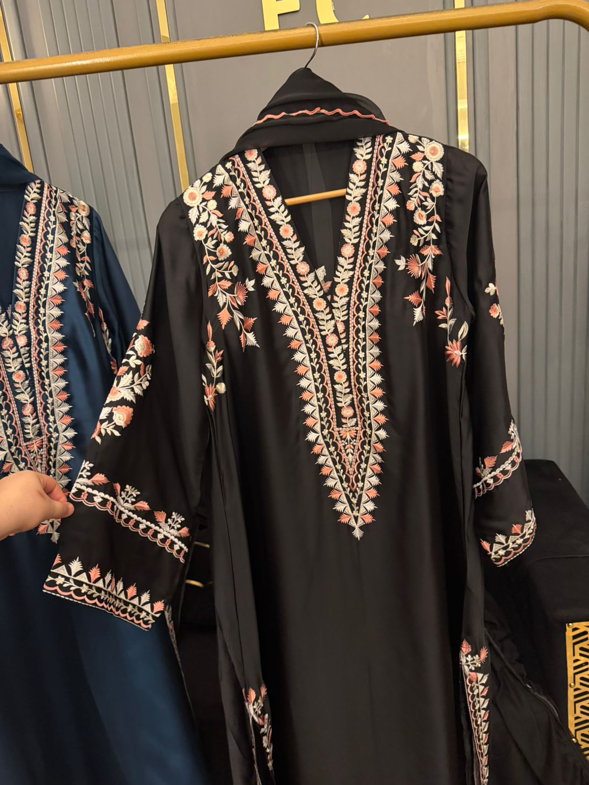 Russian Silk Heavy Embroidered