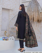 Luxury Raw Silk Embroidered 3PC Ready To Wear Dress