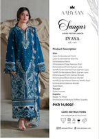 Luxury Bareeze Embroidered 3PC Unstitched Suit – Chicken Kari Style