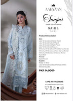 Luxury Bareeze Embroidered 3PC Unstitched Suit – Chicken Kari Style