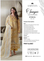 Luxury Bareeze Embroidered 3PC Unstitched Suit – Chicken Kari Style