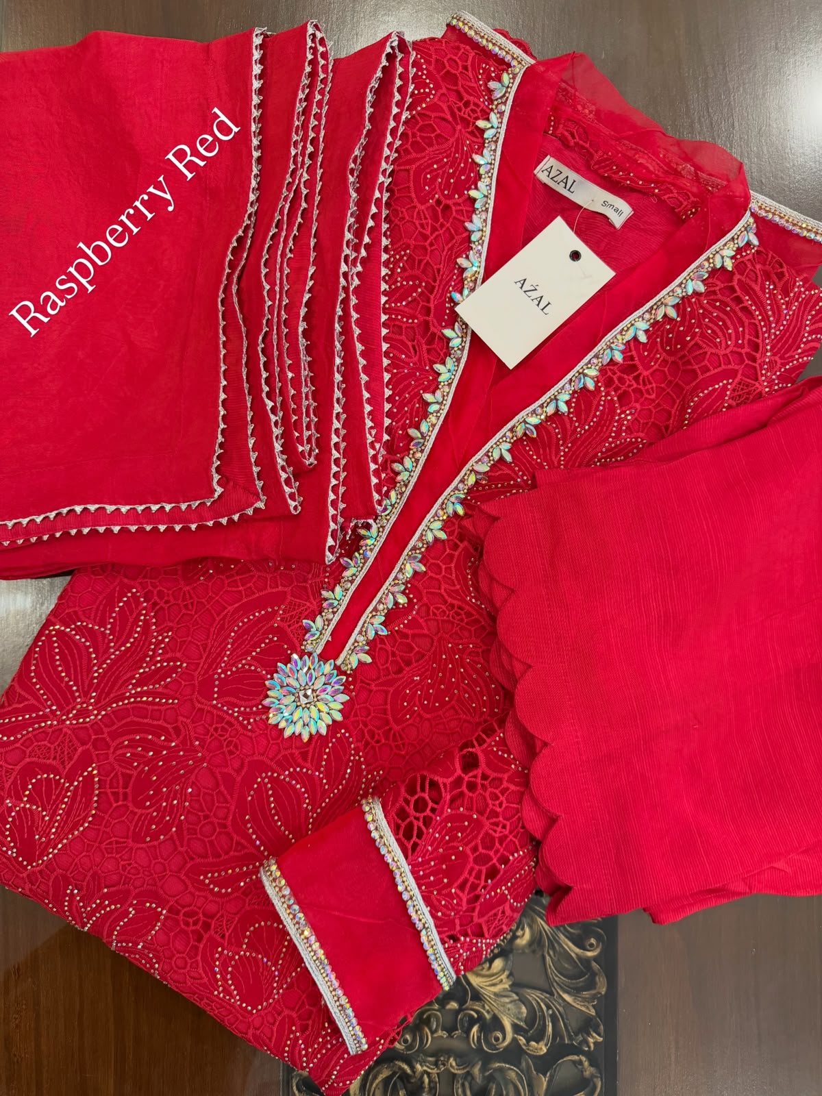 AŹAL Signature Edit – Luxury Pure Crepe Silk 3PC Suit