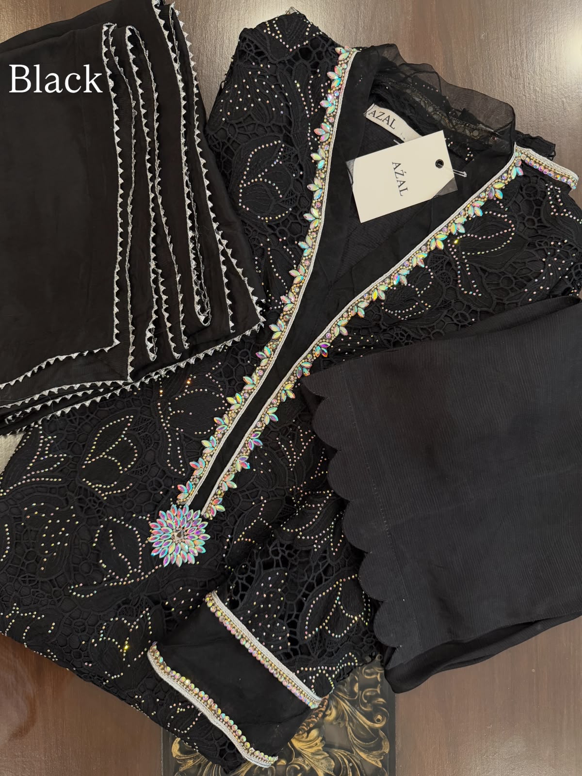 AŹAL Signature Edit – Luxury Pure Crepe Silk 3PC Suit
