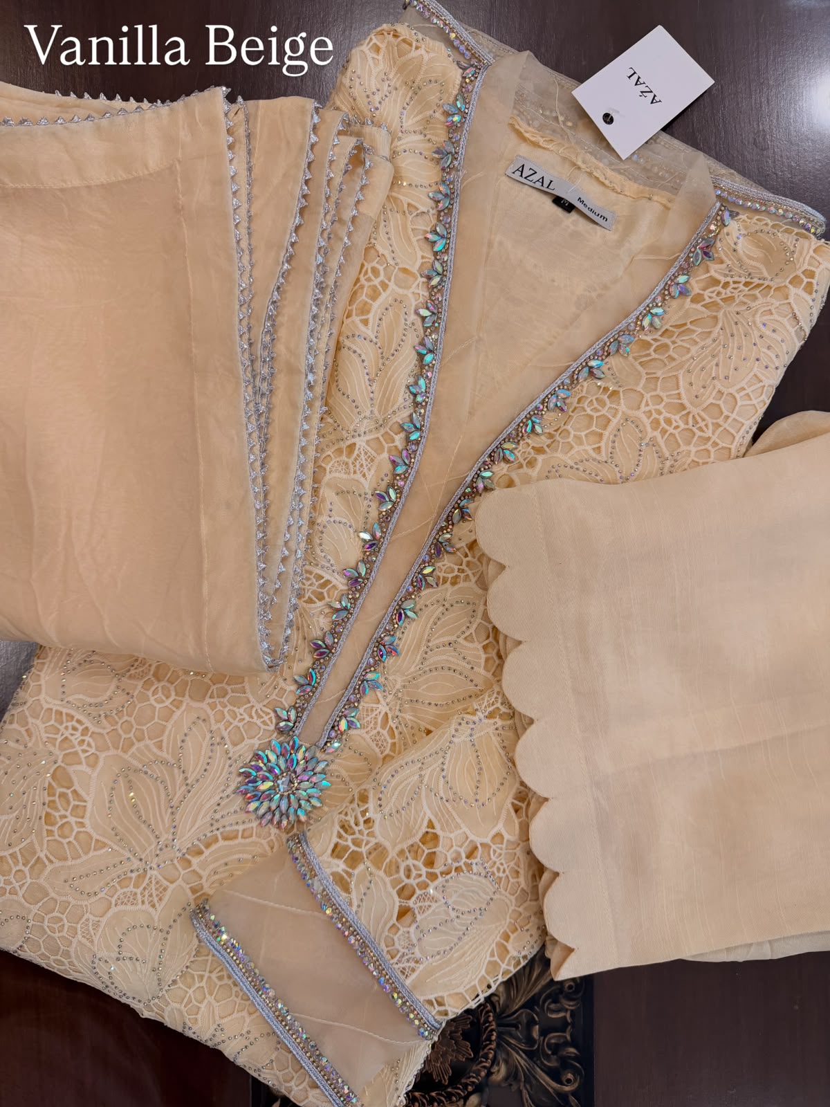AŹAL Signature Edit – Luxury Pure Crepe Silk 3PC Suit