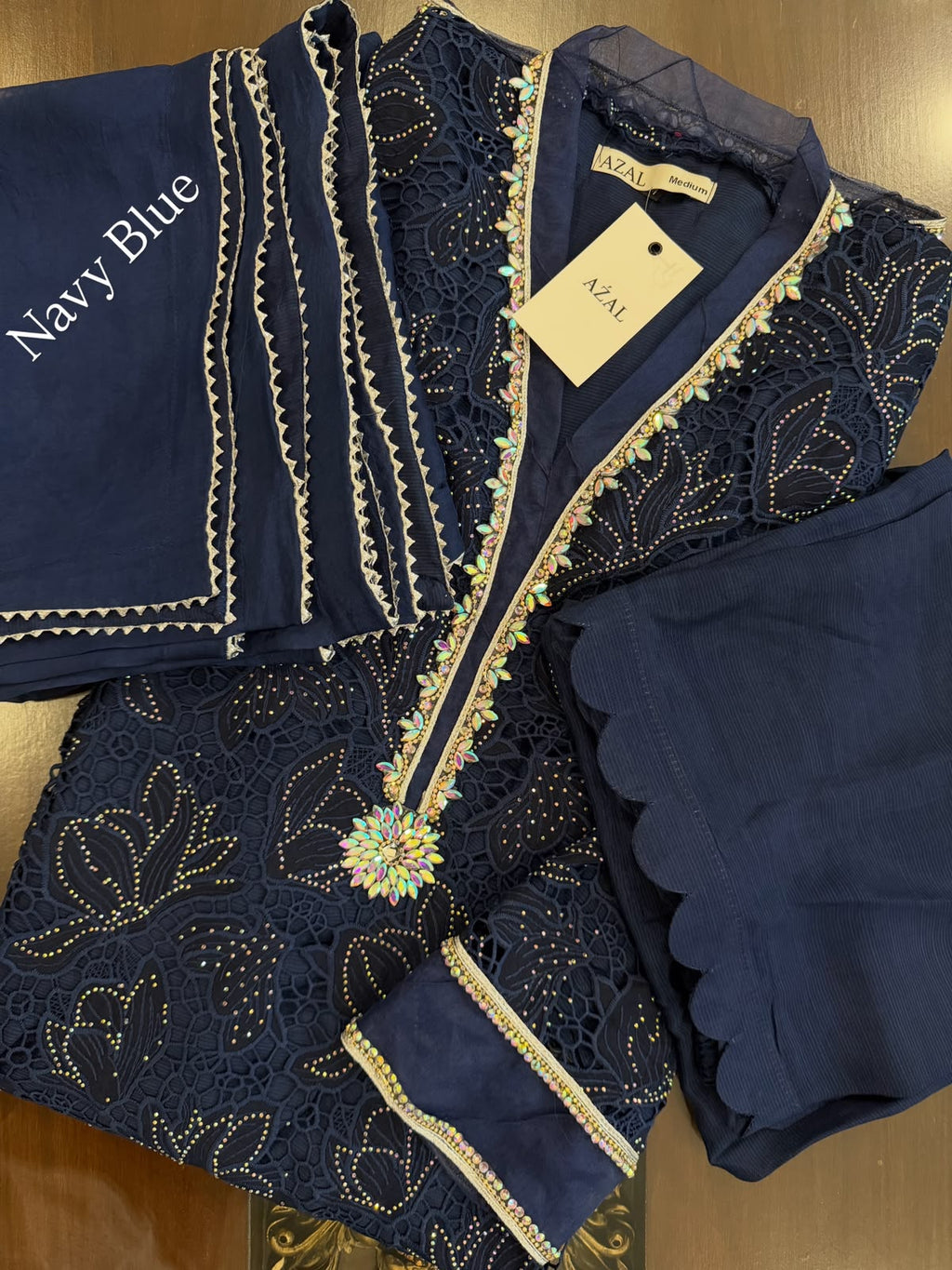 AŹAL Signature Edit – Luxury Pure Crepe Silk 3PC Suit