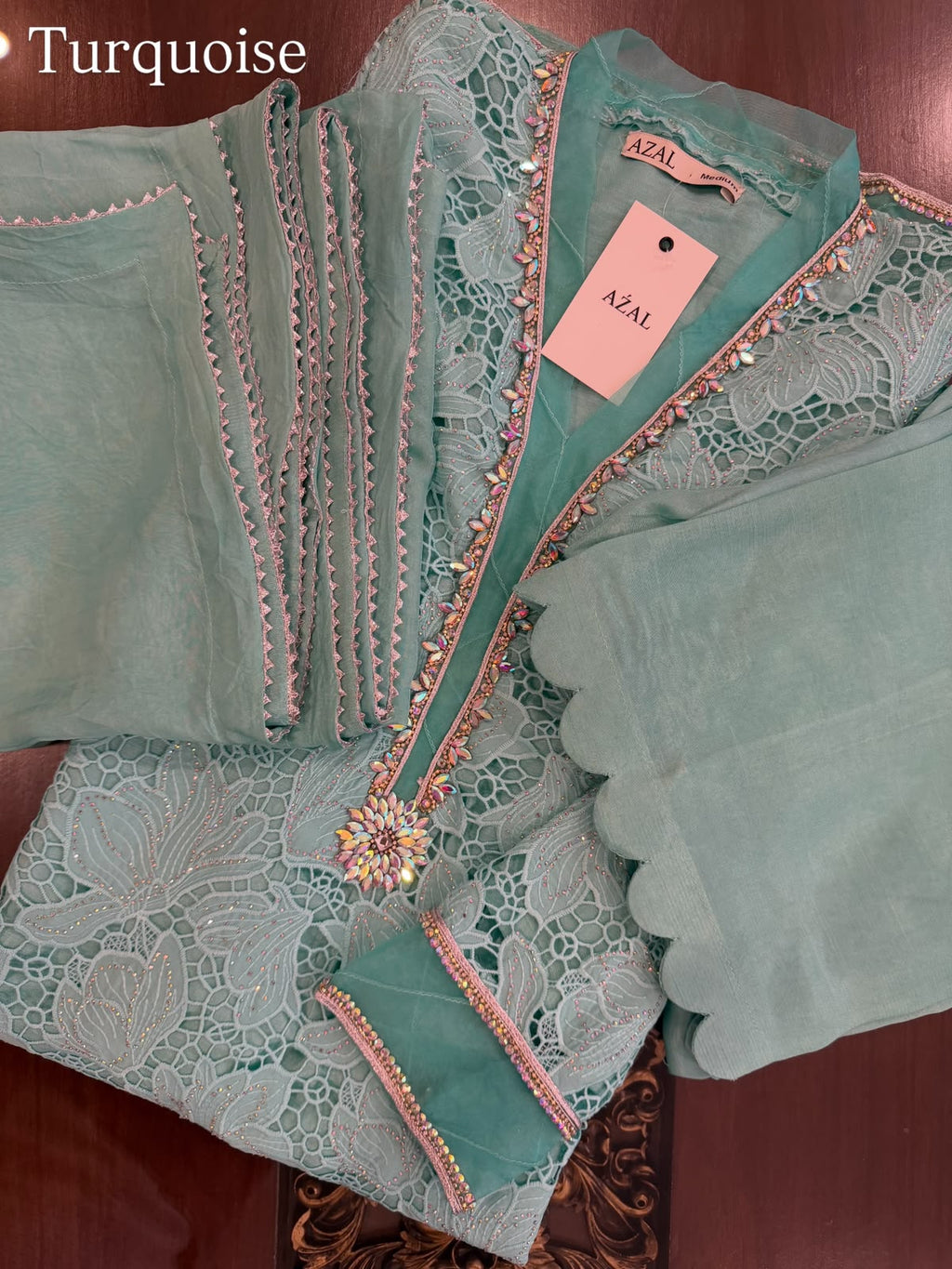 AŹAL Signature Edit – Luxury Pure Crepe Silk 3PC Suit