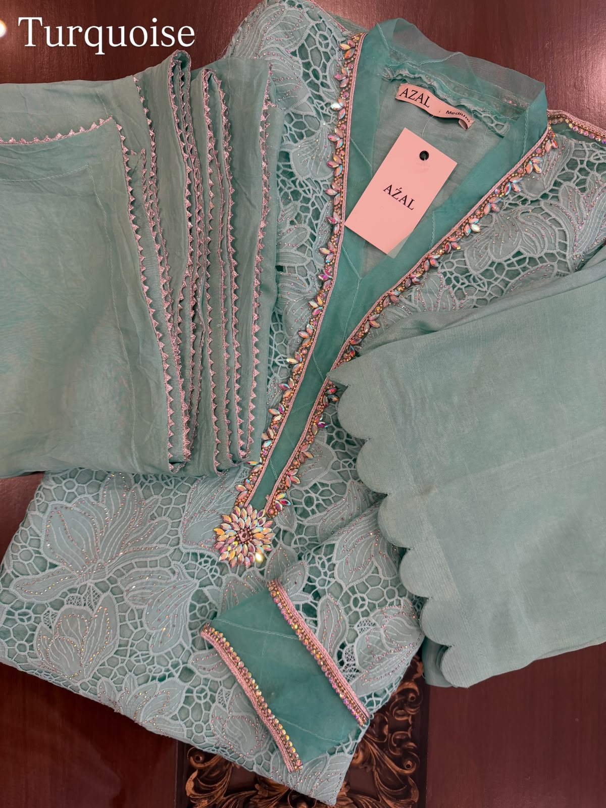 AŹAL Signature Edit – Luxury Pure Crepe Silk 3PC Suit
