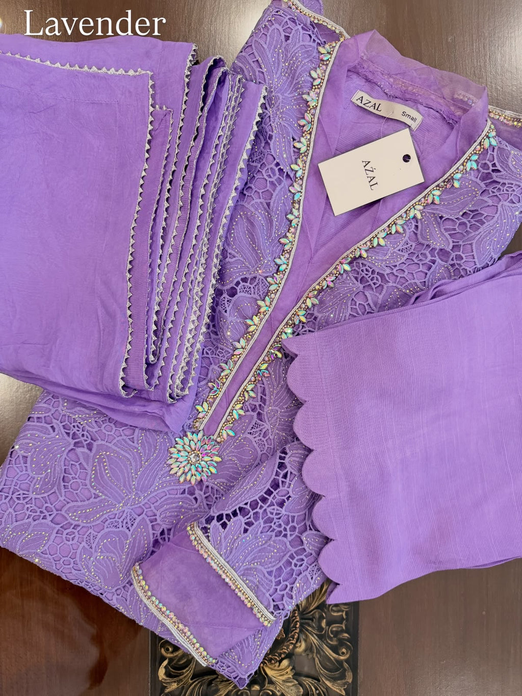 AŹAL Signature Edit – Luxury Pure Crepe Silk 3PC Suit