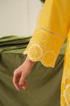 Soraya Luxury Cutwork Embroidered 3PC Suit With Farshi Trouser
