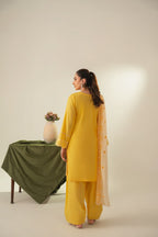 Soraya Luxury Cutwork Embroidered 3PC Suit With Farshi Trouser