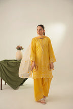 Soraya Luxury Cutwork Embroidered 3PC Suit With Farshi Trouser