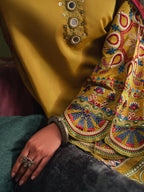 Safina Luxury Lawn Cotton Embroidered 3PC Suit With Digital Printed Dupatta