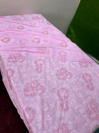 Bareeze Inspired Luxury Chicken Kari 3PC Suit With Pure Chiffon Dupatta