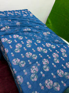 Bareeze Inspired Luxury Chicken Kari 3PC Suit With Pure Chiffon Dupatta