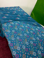 Bareeze Inspired Luxury Chicken Kari 3PC Suit With Pure Chiffon Dupatta