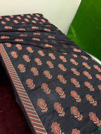 Bareeze Inspired Luxury Chicken Kari 3PC Suit With Pure Chiffon Dupatta