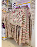 Ethnic Inspired Premium Lawn Kaftan 3PC Festive Suit (Relaxed Loose Fit)