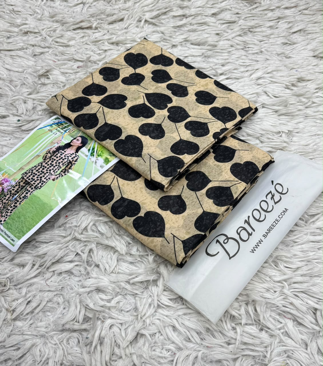 Bareeze Inspired Premium Unstitched 2PC Suit Collection (Shirt & Trouser)