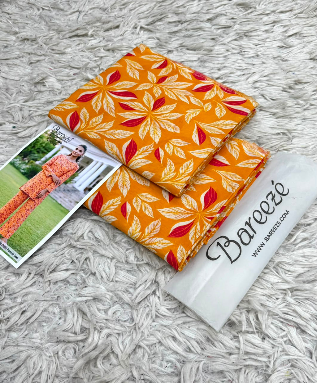 Bareeze Inspired Premium Unstitched 2PC Suit Collection (Shirt & Trouser)